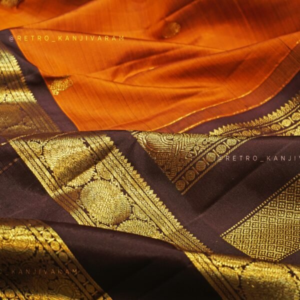 Rust Orange Kanjivaram