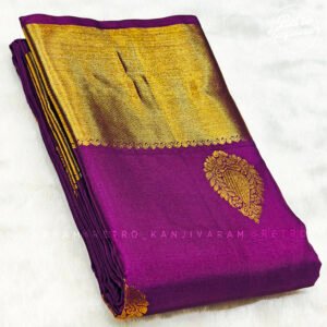 Purple kanjivaram