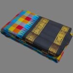 Multi-Colour Checked Kanjivaram