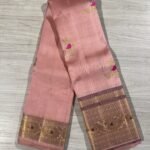 elegant pink Kanjivaram