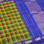Multi Colour Checks Kanjivaram