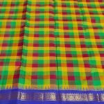 Multi Colour Checks Kanjivaram