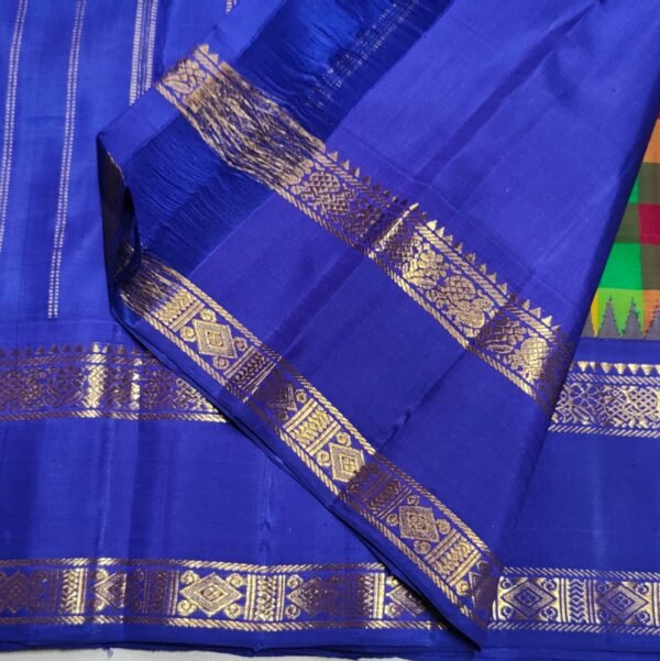 Multi Colour Checks Kanjivaram