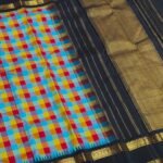 Multi-Colour Checked Kanjivaram
