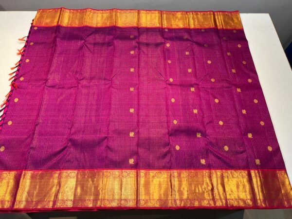 Purple Kanchipuram