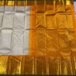 Half white Kanjivaram