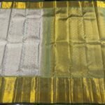 Half white Kanjivaram