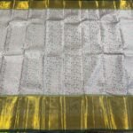 Half white Kanjivaram