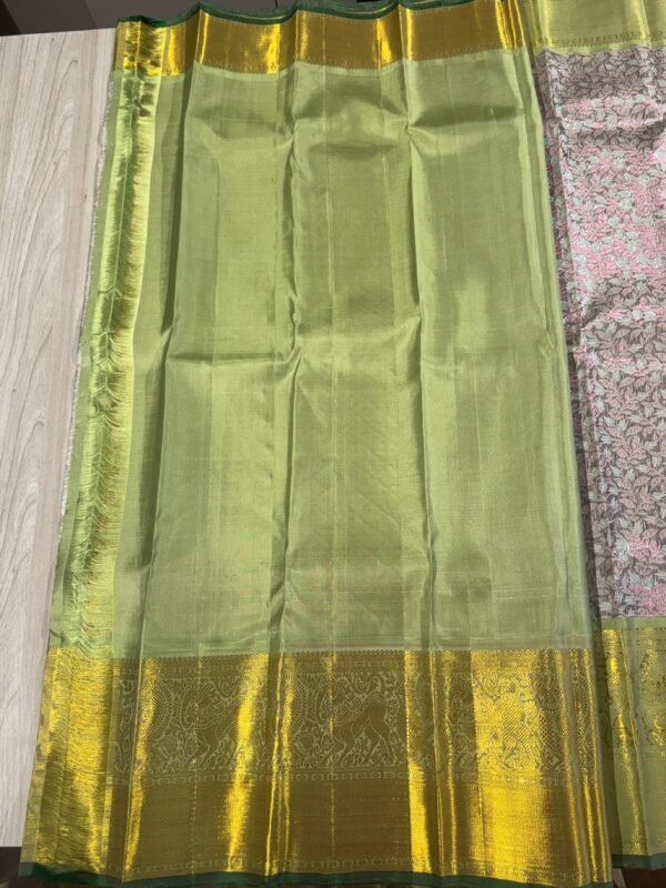 Half white Kanjivaram