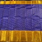 Violet blue Kanjivaram