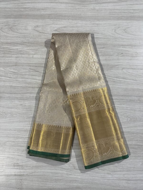 Silver Grey kanjivaram