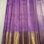 lavender Kanjivaram
