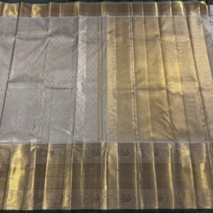 Silver Grey kanjivaram