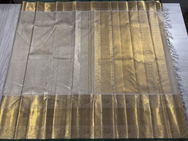 Silver Grey kanjivaram