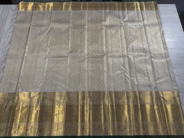 Silver Grey kanjivaram