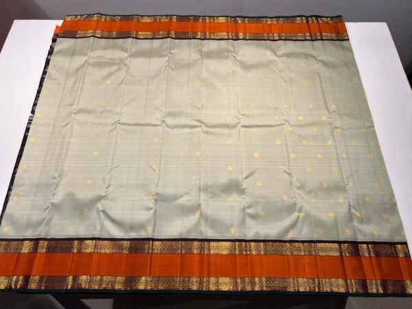 pistachio green Kanchipuram