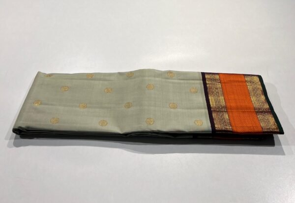 pistachio green Kanchipuram