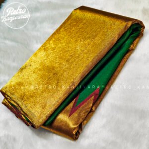 Dark green kanjivaram