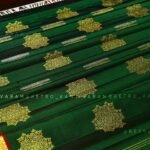 bottle green kanjivaram