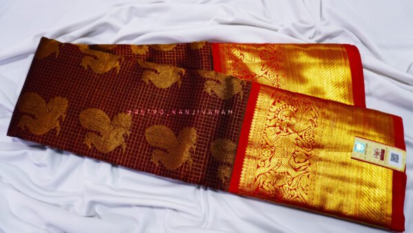 Burgundy Kanjivaram