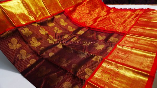 Burgundy Kanjivaram