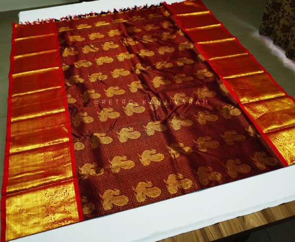 Burgundy Kanjivaram