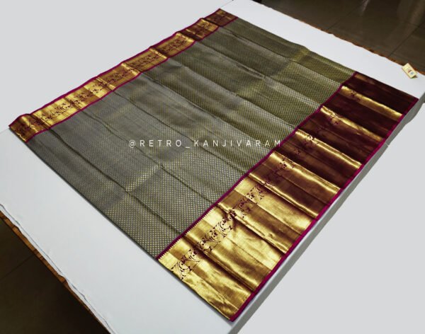 Dark Gray Kanjivaram