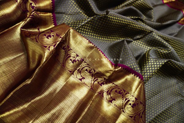 Dark Gray Kanjivaram