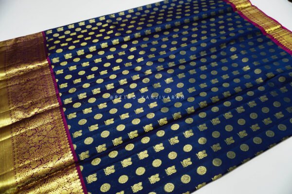 Teal Blue Kanjivaram