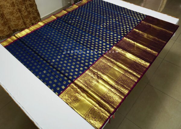 Teal Blue Kanjivaram