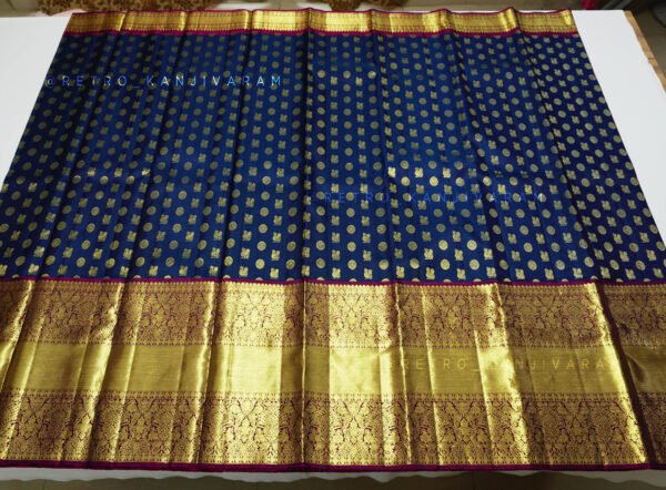 Teal Blue Kanjivaram