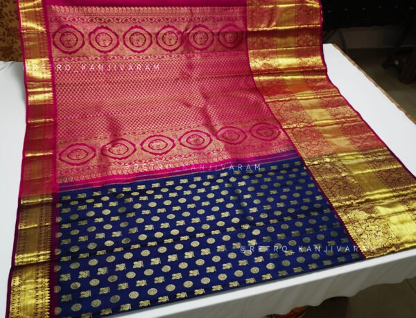 Teal Blue Kanjivaram