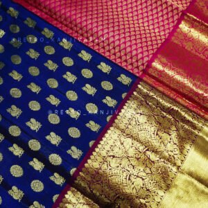 Teal Blue Kanjivaram