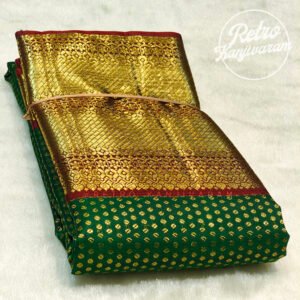 Bottle Green Kanjivaram