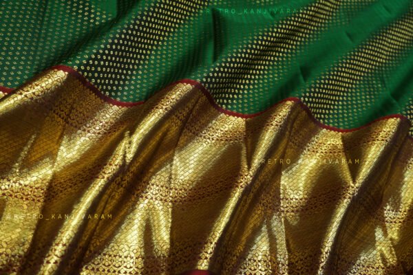 Bottle Green Kanjivaram