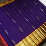 Deep Violet Kanjivaram Silk Saree