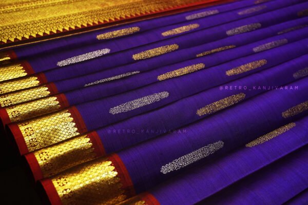 How to Buy Deep Violet Kanjivaram Silk Saree