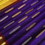 Deep Violet Kanjivaram Silk Saree