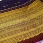 Deep Violet Kanjivaram Silk Saree